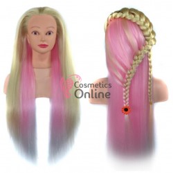 Cap de practica din par sintetic lungime par 75 cm Blond Pink - CN26